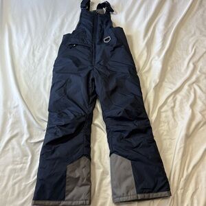 Arctic Quest Kids Navy Blue Snow Bib Overalls Size 5/6